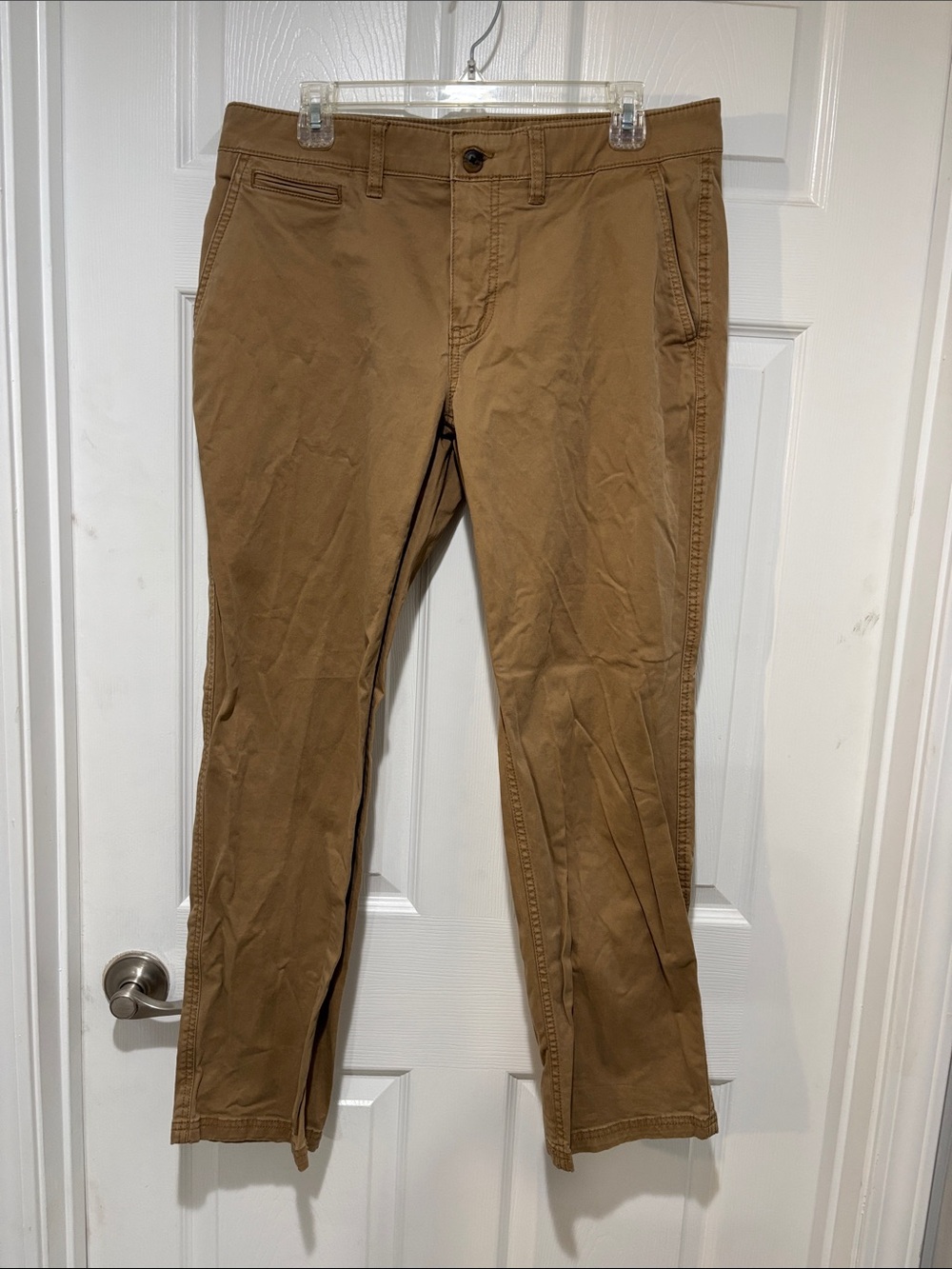 ST JOHN’S BAY Super Stretch Men's Brown Chino Pants 34”x30”